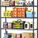 SINGAYE Shelf Closet Wire Shelving：Adjustable Metal Unit for Laundry Room Organization Bathroom Kitchen Home Garage Storage Pantry Rack Shelves