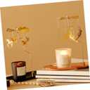 Beaupretty Rotary Candle Holder Fairy Rotating Candle Holder Flying Angels Tea Lights with Tray Candlestick Ornament for Wedding Party Christmas Festival Home Decor