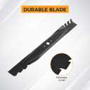 942-04290-X 46 inch Mower Mulching Blade for MTD Cub Cadet 742-04290 942-04290 742-04290-X 942-04290-X 942-04244 742-04244 Compatible with XT1-46 XT2 LT46 LTX1045 LTX1046