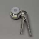 DERNORD 1.5 Inch Tri Clamp Butterfly Valve with Trigger Handle Stainless Steel 304 Tri Clamp Clover (1 Inch Tube OD)