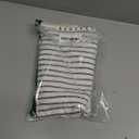 Farmhouse Pillow Covers 20x20, Modern Accent Square Throw Pillow Covers Set of 2, Black and Beige Striped Patchwork Linen Decorative Pillows Cushion Covers for Couch Chair Bedroom Fall Decorations