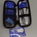 YOUSHARES Insulin Cooler Travel Case with Temperature Display - Diabetic Travel Case Refrigerated Medicine Cooler Travel Case with 2 TSA Approved Ice Pack for Trip and Daily