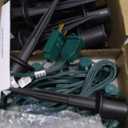 Christmas Lights Outdoor 20 Pathway Lights - 24.2ft Multicolor Walkway Light with Stakes, C9 Driveway Light for Outside Yard Garden, Extendable for Xmas Holiday Decorations, 20 Lights