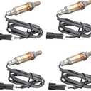 MOSTPLUS O2 Male Oxygen Sensor Up Down Stream 234-4071 15717 Compatible for Ford F-150 F-250 5.4L (Set of 4)