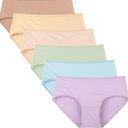 INNERSY Womens Underwear Cotton Hipster Panties 6 - Pack L