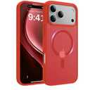 Magnetic for iPhone 17 Pro Case, [Anti-Slip] [Military-Grade Drop Protection] [Camera Protection] Skin-Friendly Slim Matte Shockproof Protective for iPhone 17 Pro Phone Case, Red