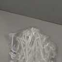 Azar Displays 800076-WHT 6-Inch Plastic Hook, White (50-Pack)