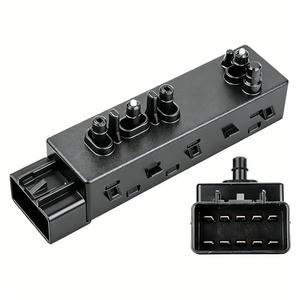 Malibu/Equinox/Terrain Upgrade Power Seat Switch Adjust Switch Front Left Driver Side Compatible with Bu-ick Chevy Ca-dillac GMC Adjuster Button Switch, 25974714