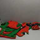 EraSpooky Christmas Elf Costumes Men Women Adults Xmas Santa Outfit Suit Festive Dress Up Funny Cosplay Party (Large)