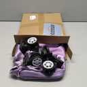 Expandable Foldable Duffel Bag Suitcases,Detachable Rolling Wheels,Rolling Duffle Bag with Wheels,Suitcase with Wheel,Carry on Luggage,Gift for Men Women Lightweight Suitcases (Purple)