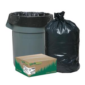 Earthsense Commercial RNW1TL80 Can Liner 32.5x40, 33 Gal, .9 mil, Black, (Case of 80)