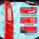 Kemp USA 50" Lifeguard Rescue Tube Red Flotation Buoy with Guard Logo