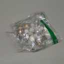 Gyufise 30Pcs Balls Cake Topper Foam Ball Cake Picks Mini Balloon DIY Cake Insert Topper Decoration for Baby Shower Wedding Anniversary Kids Birthday Party Cake Decorations Gold Silver White