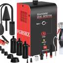 Smoke Machine Automotive, 12V DC Car Smoke Leak Tester With Built-In Air Pump, 100ML Smoke Tester Automotive, EVAP Smoke Machine Leak Tester, Automotive Smoke Machine Leak Detecto/Oil-Excluded (Red)