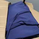 IASEAHK Outdoor Chair Cushions, 24 x 24 Inch Outdoor Cushion for Patio Furniture, Patio Chair Cushion, Waterproof & Fade Resistant Deep Patio Furniture Cushions Set with Handle and Ties, Navy Blue (24*24+5.75/25*22.5)