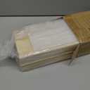 MUDEELA Clear Spice Rack Organizer for Cabinet, 4 Tiered Vertical Spice Shelf, Wooden Seasoning Organizer for Countertop, Kitchen, Pantry, Freestanding, 13.3" W  11.2" H (No Jars Included)