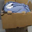 Bedsure Super King Plus Comforter Set, Dusty Blue Soft Prewashed Bedding for All Seasons, 3 Pieces GentleSoft Bed Set, 1 Lightweight Comforter (128"x120") and 2 Pillowcases (20"x36")