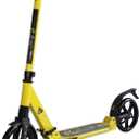 Bee Free Kick Scooter for Children, Teens and Adults, Adjustable Handlebars, Foldable Construction, Rear Foot Brake, Anti-Shock Suspension