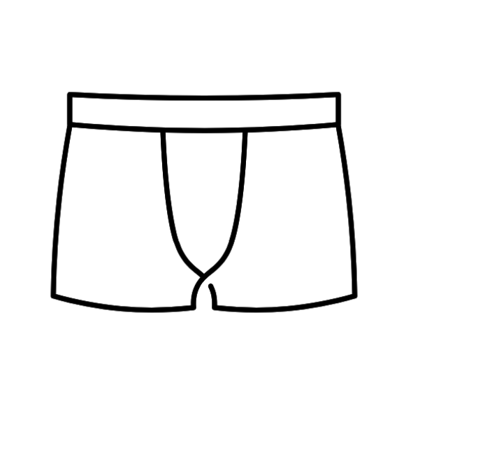 Men's boxers White Medium