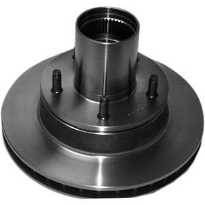 Raybestos R-Line Replacement Front Disc Brake Rotor and Hub Assembly - For Select Year Ford Bronco, F-100 and F150 Models (66297R)