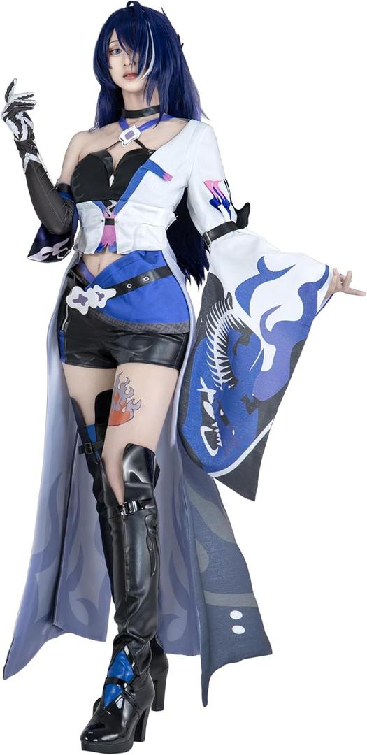 OSIAS Honkai Star Rail Acheron Cosplay Costume (Small)