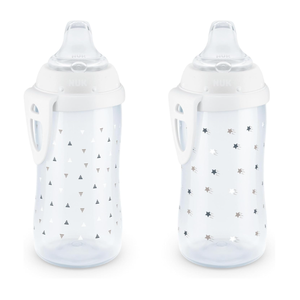 NUK Active Sippy Cup, 10 oz, 2 Pack, 12+ Months, Timeless Collection,  Exclusive