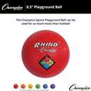 Champion Sports Playground Balls Single Balls & Sets, Multiple Colors, Durable Nylon-Wound Construction for Kickball & Indoor/Outdoor Play