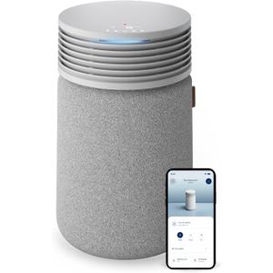 BLUEAIR Blue Signature SP3i Air Purifier for Medium Rooms up to 498 sq ft, HEPASilent Filtration, WiFi Smart Control, Auto Mode, Odor & Smoke Removal, Pet Hair & Dust, AHAM Verified, Table Design (Grey)