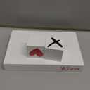 Vanleonet Valentines Day Decor,8 Pcs Valentines Day Tiered Tray Decor Book Stacks Wood Signs, Hug XOXO Kiss Decorative Books Bundle, Coffee Table, Fireplace Mantel, Shelf - Farmhouse Valentine Decor Indoor (Pink)