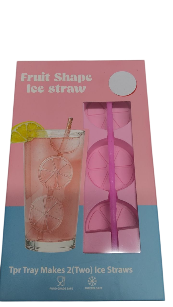 Ice Cube Straw Mold, Pack of 3
