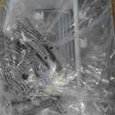 Under Sink Organizer, 2 Pack 2 Tier Pull Out Under Cabinet Organizer Shelf with Pad for Framed Cabinets, Metal Slide Out Under Sink Storage, Mesh Sliding Drawers for Kitchen Bathroom Laundry, Grey