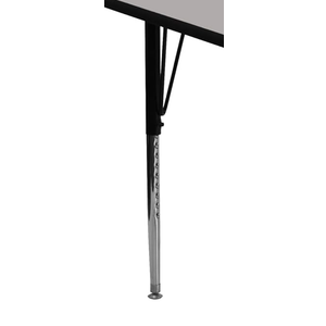 Flash Furniture 30''W x 72''L Rectangular Grey HP Laminate Activity Table - Standard Height Adjustable Legs