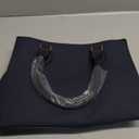 CHICAROUSAL Crossbody Purses and Handbags for Women PU Leather Tote Top Handle Satchel Shoulder Bags (Liz Navy Blue)