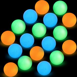 Vinsot Glow in The Dark Lacrosse Ball for Indoor Outdoor Games Night Practice Training & Practice Equipment Bulk Lacrosse Ball