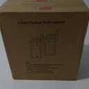 Outdoor Wall Light Fixtures, Exterior Waterproof Wall Lanterns, Porch Sconces Lighting with E26 Sockets & Glass Shades, Modern Matte Black Outside Lights for Patio Front Door Entryway Garage, 2-Pack