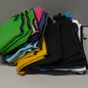 Frienda 40 Pack Canvas Makeup Bags Bulk Cosmetic Bags with Bottom Travel Canvas Zipper Pouch Multi Purpose Blank for Women Purse Toiletry Pencil DIY Craft, 10 Colors(7.4 x 5.1 x 1.7 Inch)