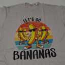 Funny Bananas Shirt Cute Banana Gifts Funny Lets go Bananas T-Shirt Size 3XL