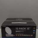 Ensenior 12 Pack 6 Inch LED Recessed Light, Dimmable, 2700K-5000K 5CCT, 1200LM High Brightness, 12W 120V, Damp Rated, Ultra-Thin Canless Wafer Ceiling Light - ETL & FCC & IC (2700/3000/3500/4000/5000K - 5CCT White)