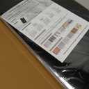 12 pcs Peel and Stick Backsplash Tiles, Black Wall Panels, 23.6" x 11.8”, 23.6" x 11.8" x 2.2mm