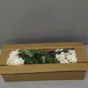 Artificial Geranium Fake Flowers for Outdoors Decoration, 6 Bundles Silk Geraniums White Flower UV Resistant Look Real Faux Plants for Front Door Garden Porch Planter Patio Balcony Yard Indoor Home