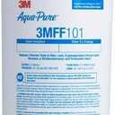3M Aqua-Pure 3M FF100 Under Sink Drinking and Cooking Water Filter System, Reduces Lead, Microplastics, Chlorine Taste and Odor, Cysts, Select VOCs. 2.5 GPM Full Flow