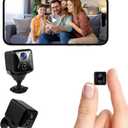 2025 Upgraded Hidden Camera Spy Camera,4K HD Mini Nanny Cam for Home/Office with Night Vision, App Control WiFi Indoor Security Camera, Motion Detection, Wireless Remote Viewing Cam
