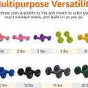 Amazon Basics Neoprene Dumbbell Hand Weights for Exercise and Muscle Toning
