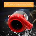Car Turbo Whistle, Exhaust Muffler, Universal Turbo Whistle, Turbo Sound Exhaust Muffler Pipe Whistle Car Roar Make (Red Black)