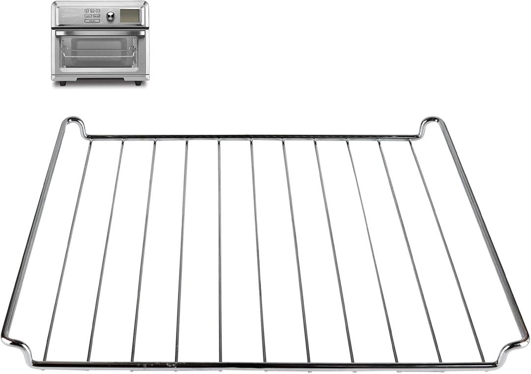 Oven Rack Replacement for Cuisinart TOA-60 TOA-65 Air Fryer Convection Toaster Oven, Dishwasher Safe Air Fryer Wire Rack for Oven Cooking, 12.4" x 11" Cooking Rack & Cooling Rack