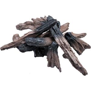 Logs for Electric Fireplace, Realistic Synthetic Resin Log Decoration for Indoor Electric Fireplaces