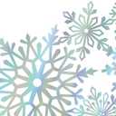 7 x Great Papers! Rainbow Foil Snowflake Holiday Letterhead, 8.5" x 11", 40 sheets (2018017), White