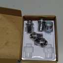 00276-00901, Wheel Lock Lug Nuts Set M12 x 1.5, Compatible with 2000-2024 Toyota 4Runner Corolla FJ Cruiser Highlander Matrix Sequoia Solara Tacoma Tundra & Lexus GS300 GS400 GS430 GX460 GX470 SC430 (Silver)