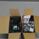 Warm Multi Color Christmas Lights  20 ft String of 105 Incandescent Mini Bulbs Multifunctional Lighting Modes, for Decorative, Bedroom, Outdoor, Xmas Twinkle Tree Lights with Green Wire Total 21.6 ft 2 PACK