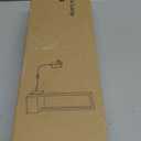 EDISHINE LED Table Lamp, Wooden Bedside Lamp with 3 Color Temperatures, Dimmable Square Nightstand Lamp for Bedroom Living Room, Complete Original Burlyood Color Base